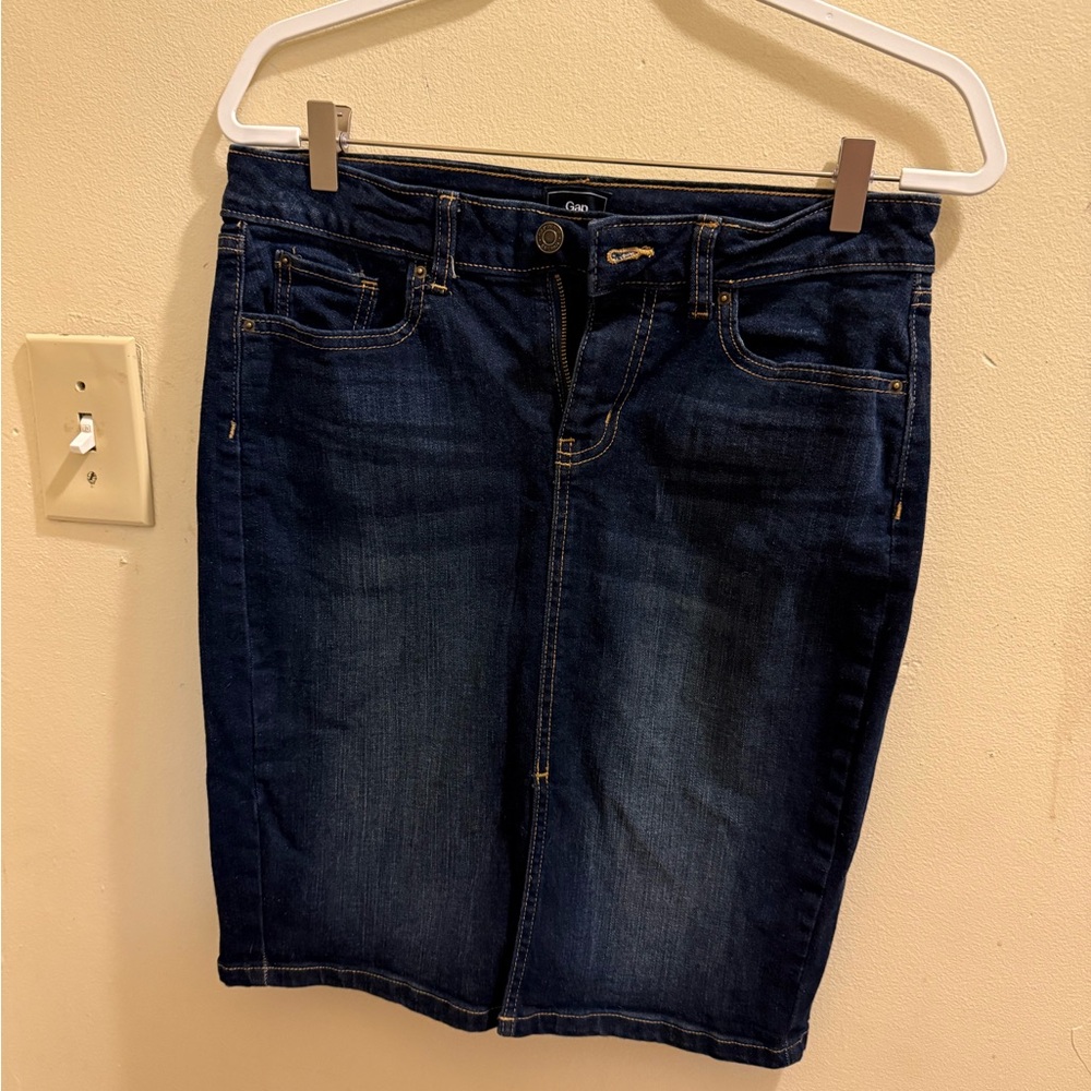 GAP Dark Blue Denim Mini Skirt